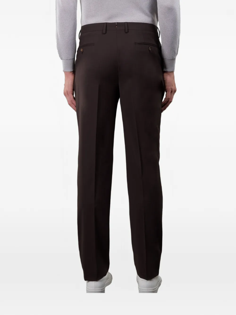  Moorer Jarvis-slw Pleated Trousers - Brown 
