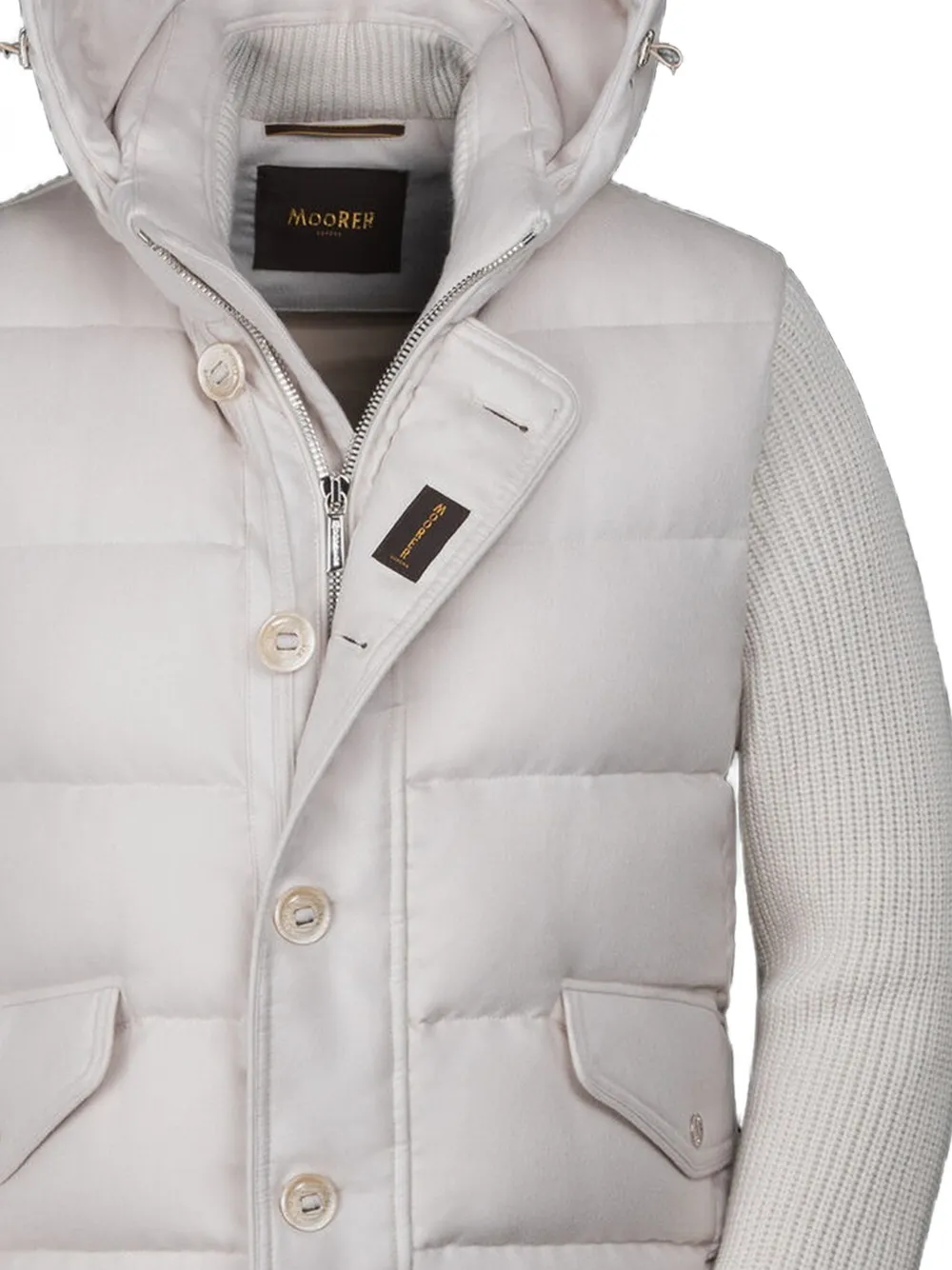  Moorer Foscolo-ba1 Padded Jacket - Neutrals 