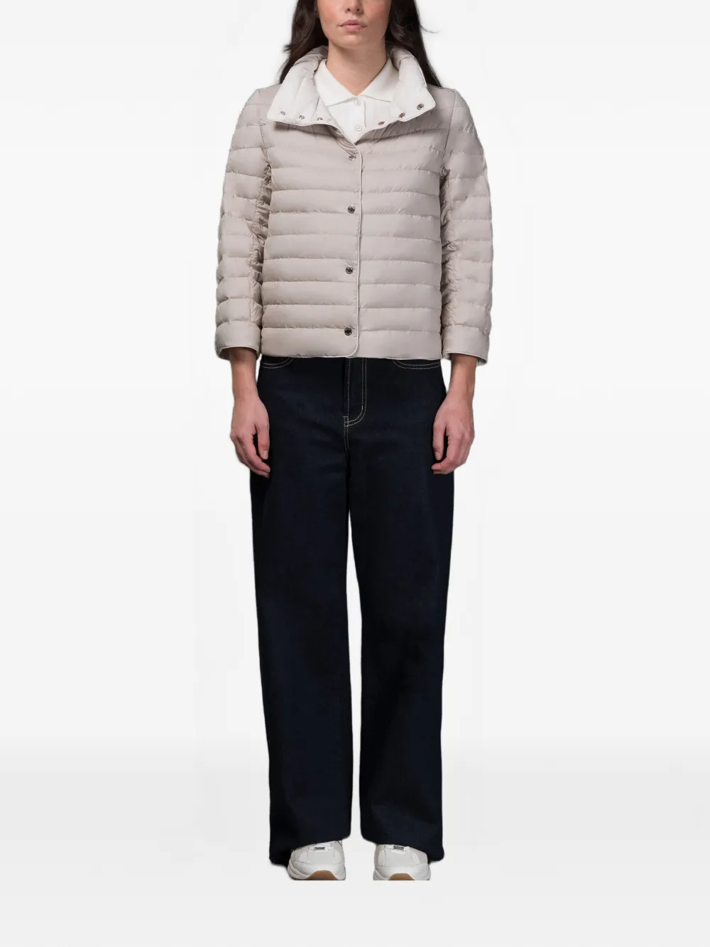  Moorer Bella-s3 Quilted Jacket - Neutrals 