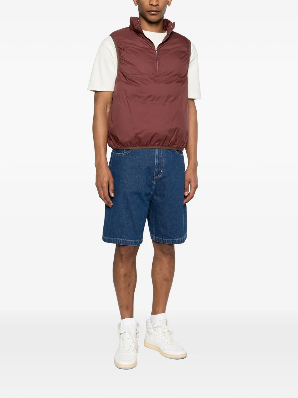  Carhartt Wip Bermudas Brandon Con Logo - Azul 