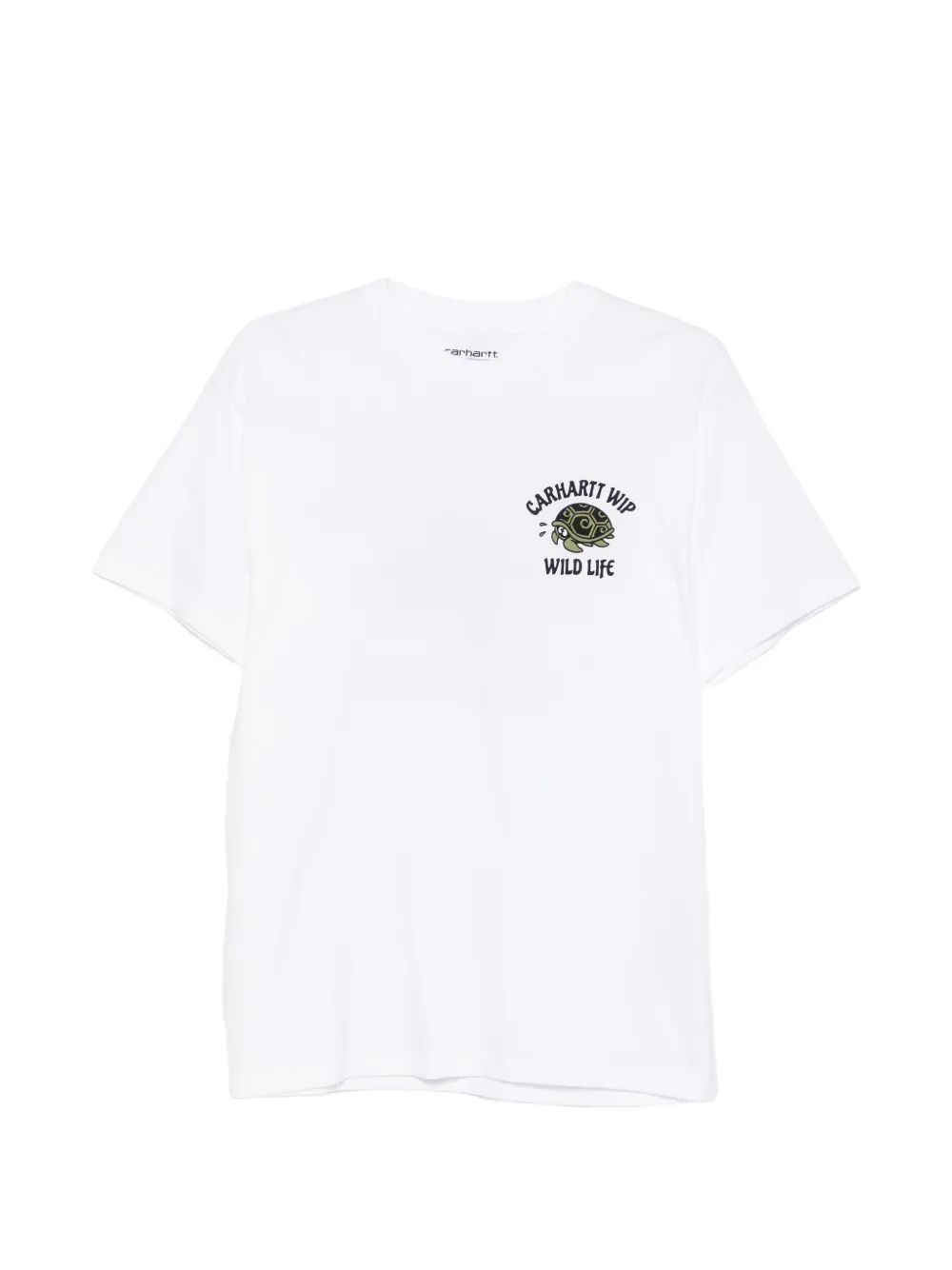 Carhartt WIP T-shirt S/S Wild Life con stampa grafica - Bianco