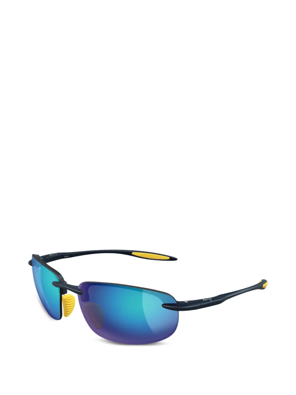 Maui Jim Hookipa Ultra oval-frame sunglasses - Nero