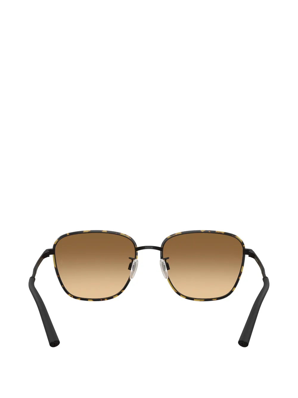Oliver Peoples Zonnebril met vierkant montuur Bruin