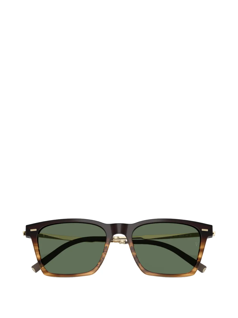 Oliver Peoples Zonnebril met vierkant montuur Bruin