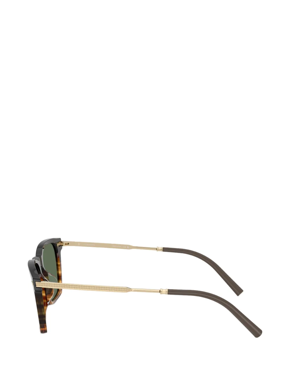 Oliver Peoples Zonnebril met vierkant montuur Bruin