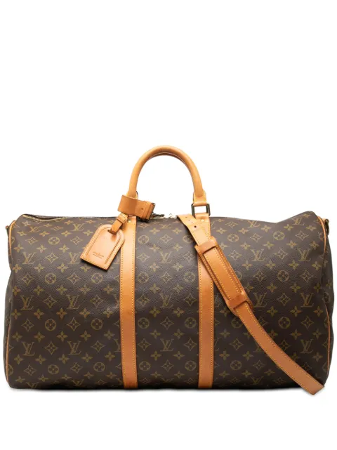 Louis Vuitton Pre-Owned شنطة سفر 'كيبول باندوليير 55' بنقش مونوغرام 1993