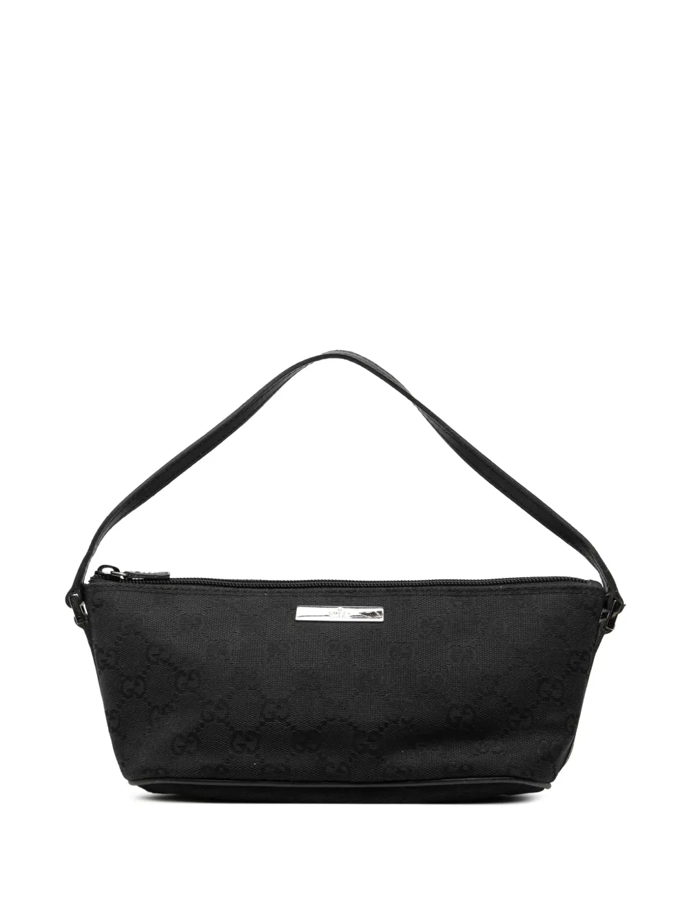 Gucci Pre-Owned 2000-2015 GG Canvas Boat shoulder bag - Nero