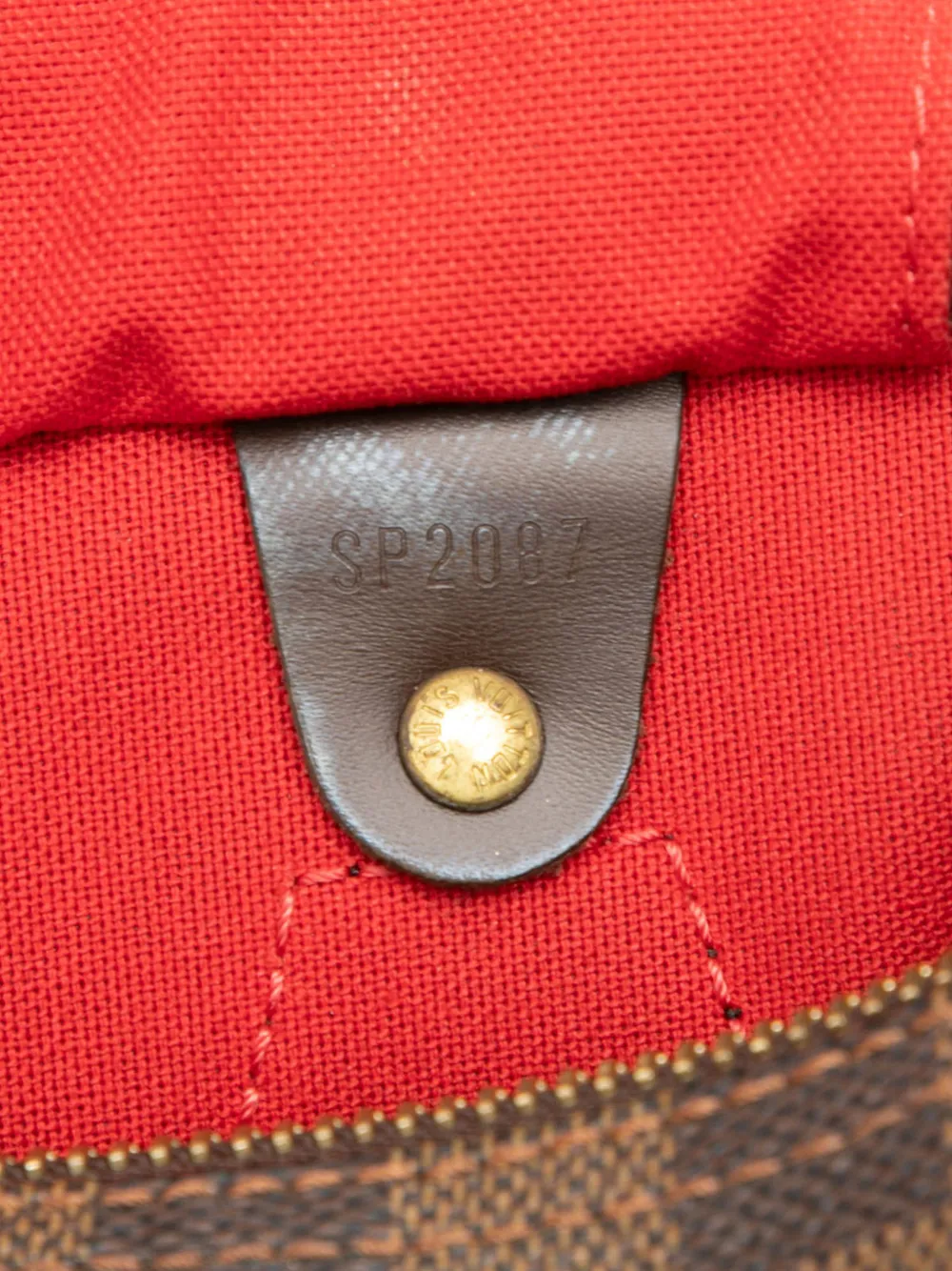 2007 Damier Ebene Speedy 30 Boston Bag
