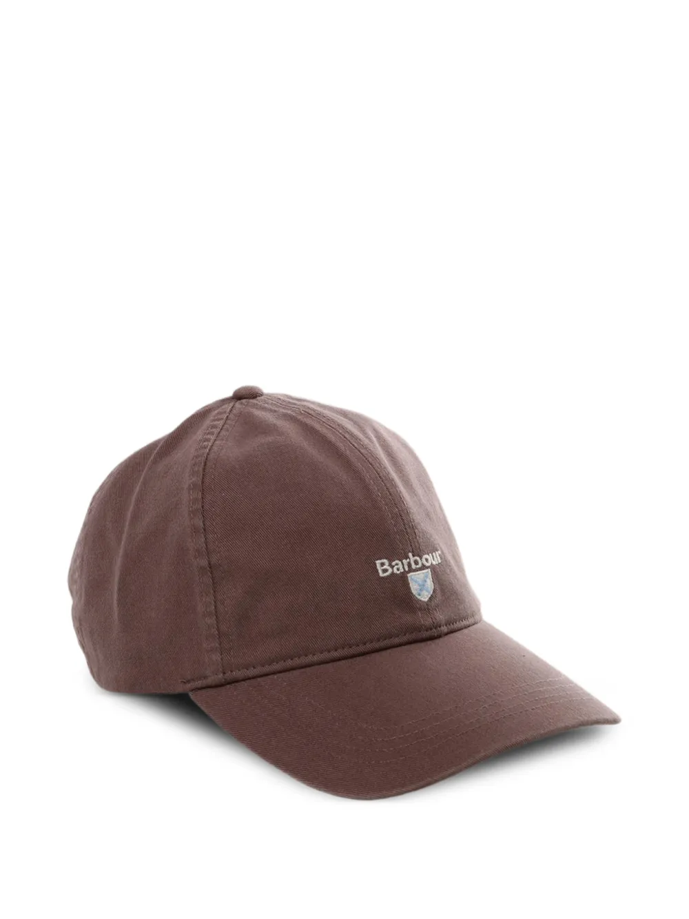  Barbour Logo-embroidered Baseball Cap - Brown 