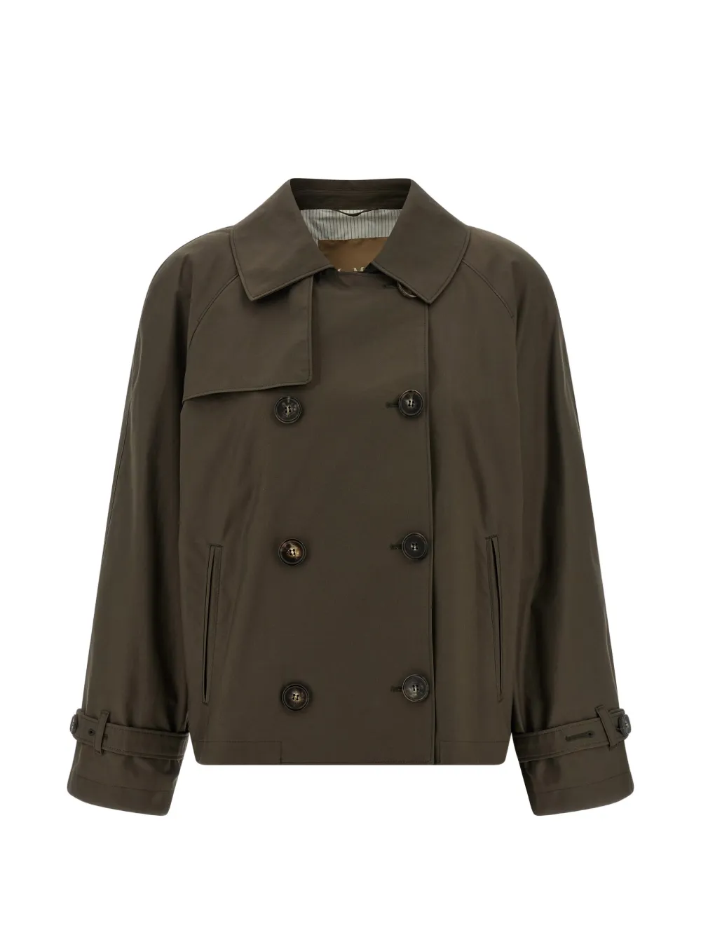 Max Mara double-breasted coat - Grün