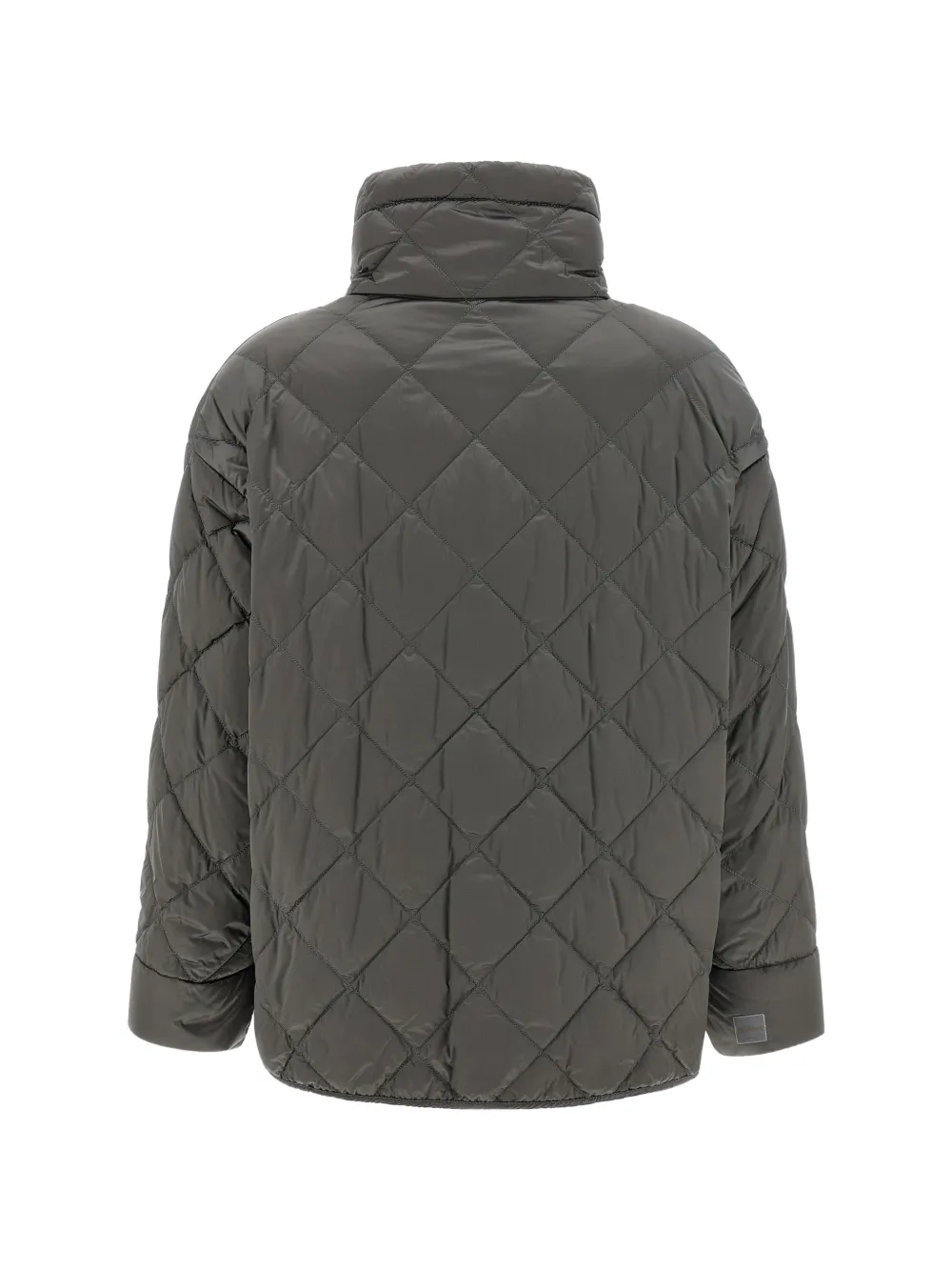  Max Mara Diamond Quilted Jacket - Grey 