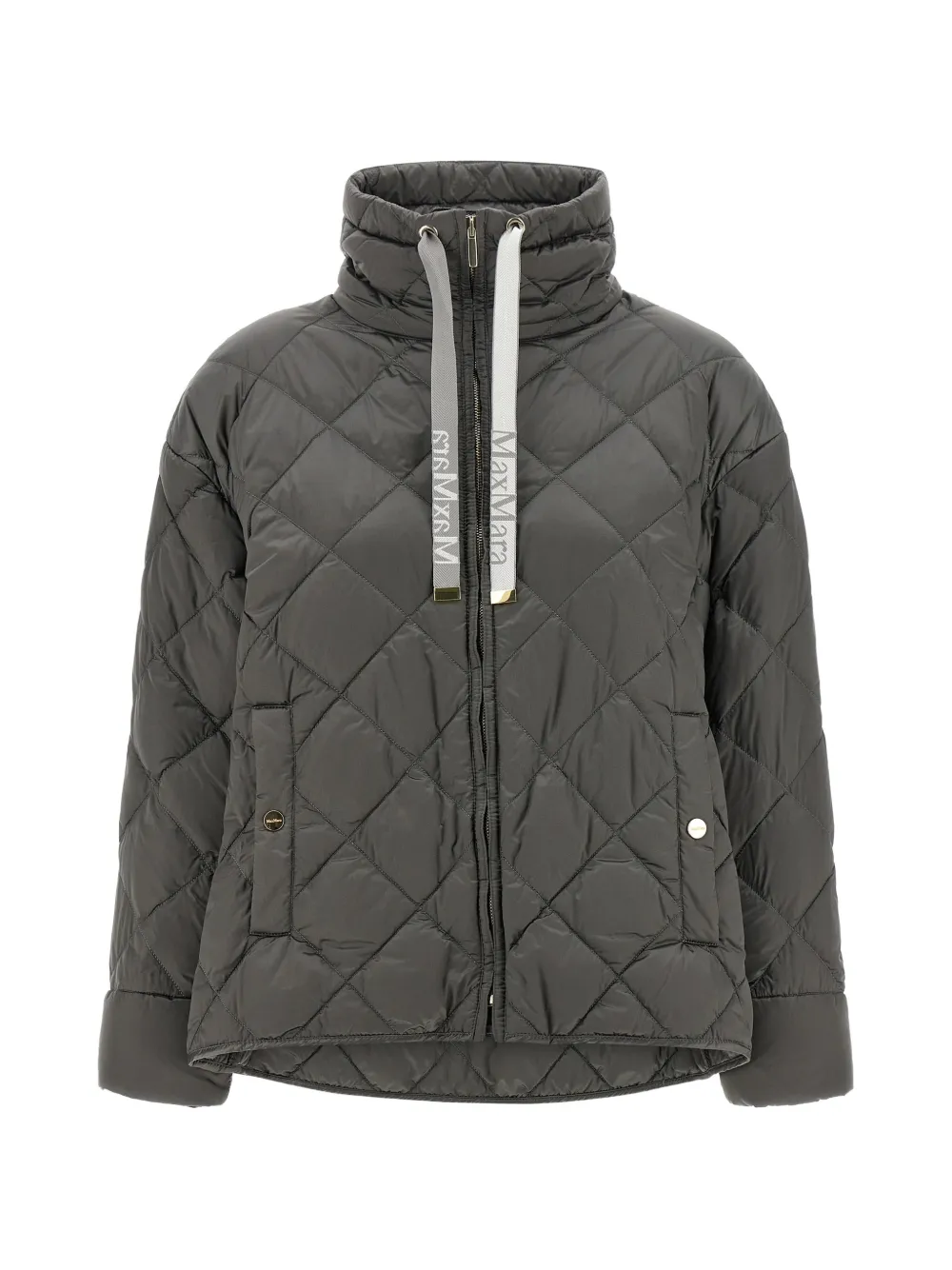 Max Mara diamond quilted jacket - Grigio