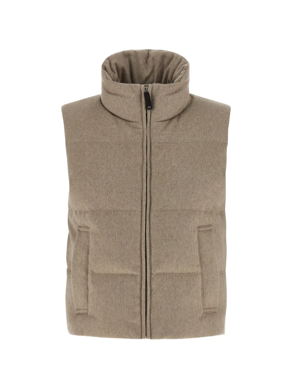Max Mara Amoroso zip-up gilet - Nude