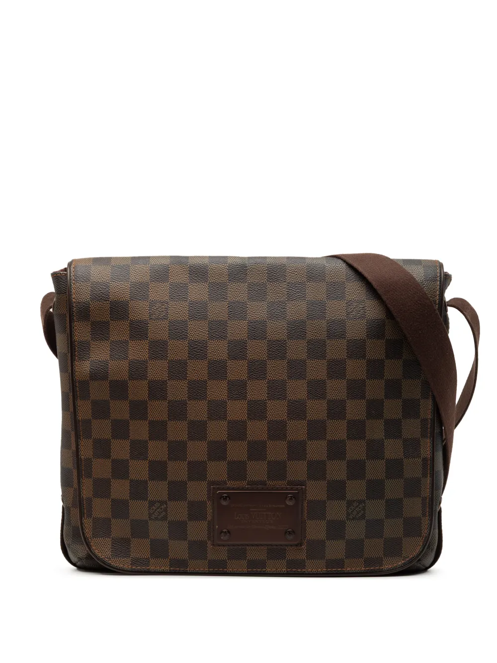Louis Vuitton Pre-Owned 2008 Damier Ebene Brooklyn MM crossbody bag - Marrone