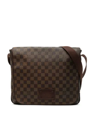 ルイヴィトン  オラフMM  ダミエ・エベヌ  ショルダーバッグ Louis Vuitton Pre-Owned 2004 ダミエ エベヌ オラフ MM ショルダー