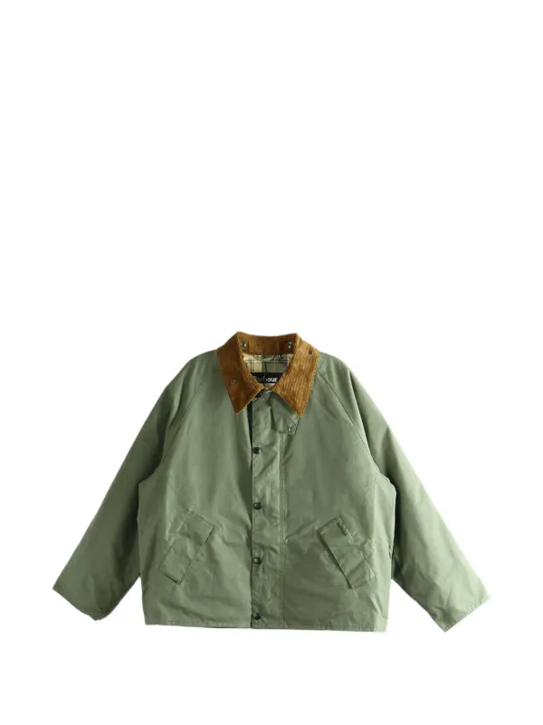 Barbour ワックスジャケット セージグリーン サイズ8 Barbour Transport ワックスジャケット | グリーン | FARFETCH JP