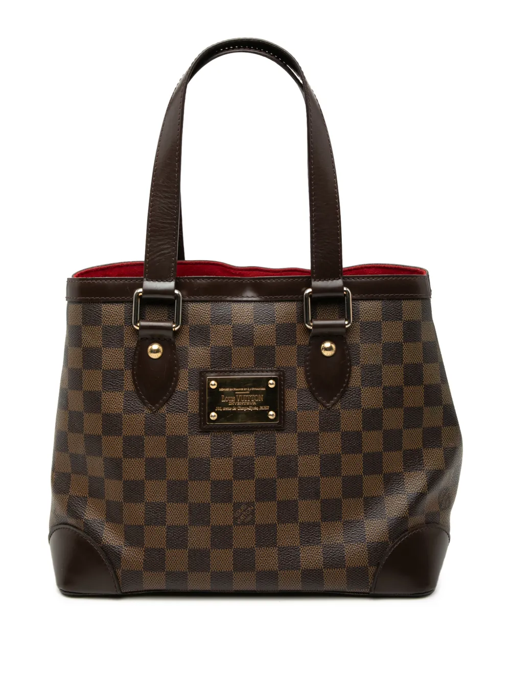 Louis Vuitton Pre-Owned 2008 Damier Ebene Hampstead PM tote bag - Marrone