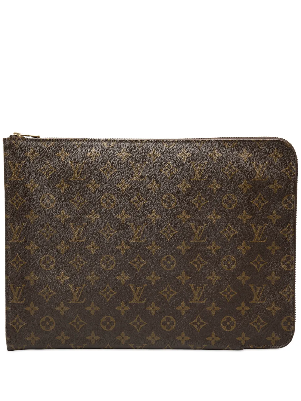 Louis Vuitton Pre-Owned 1988 Monogram Poche Documents Portfolio business bag - Marrone