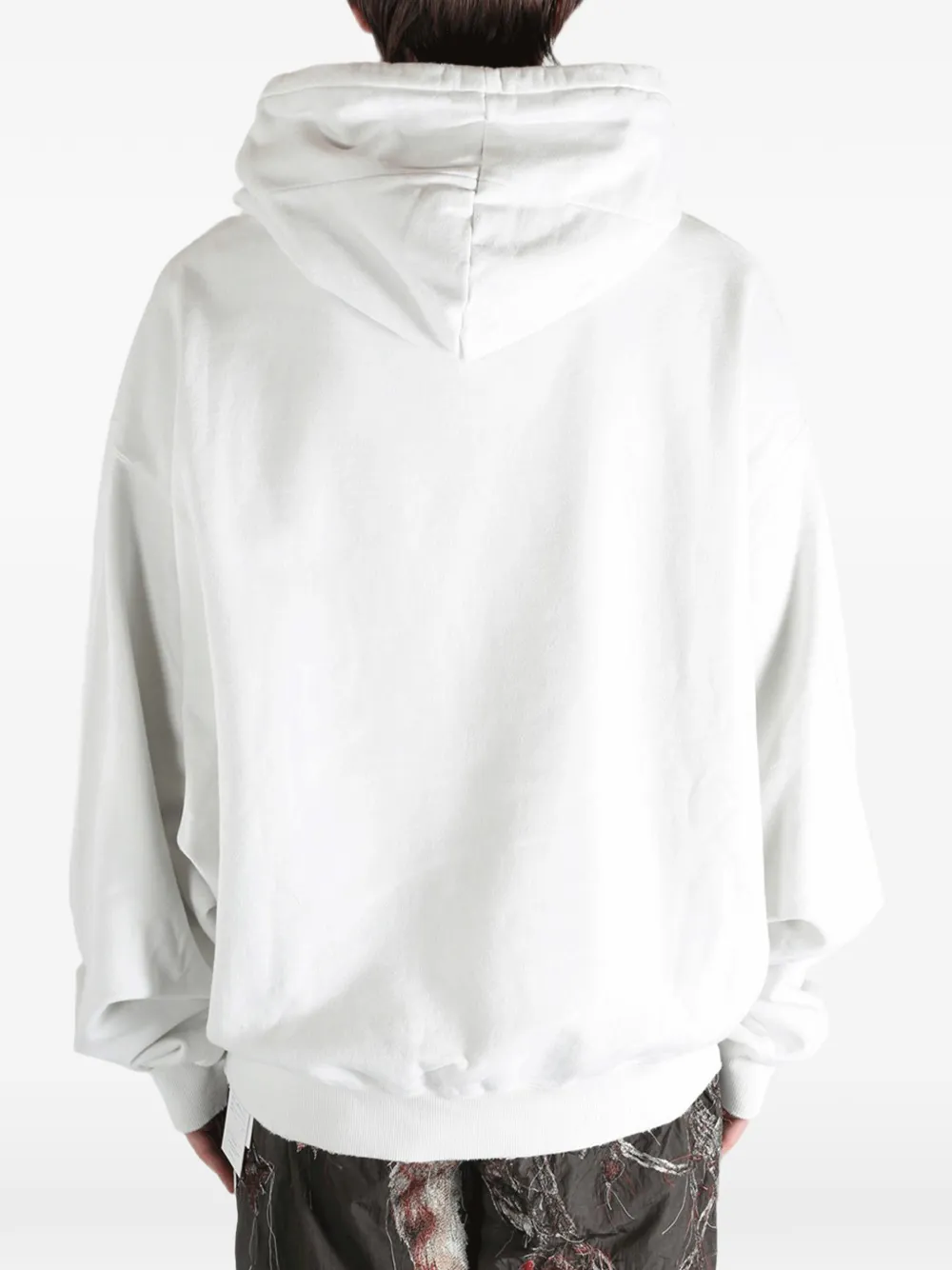 Doublet Hoodie met print Wit