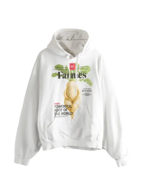Doublet Farmes Magazine Cover printed hoodie