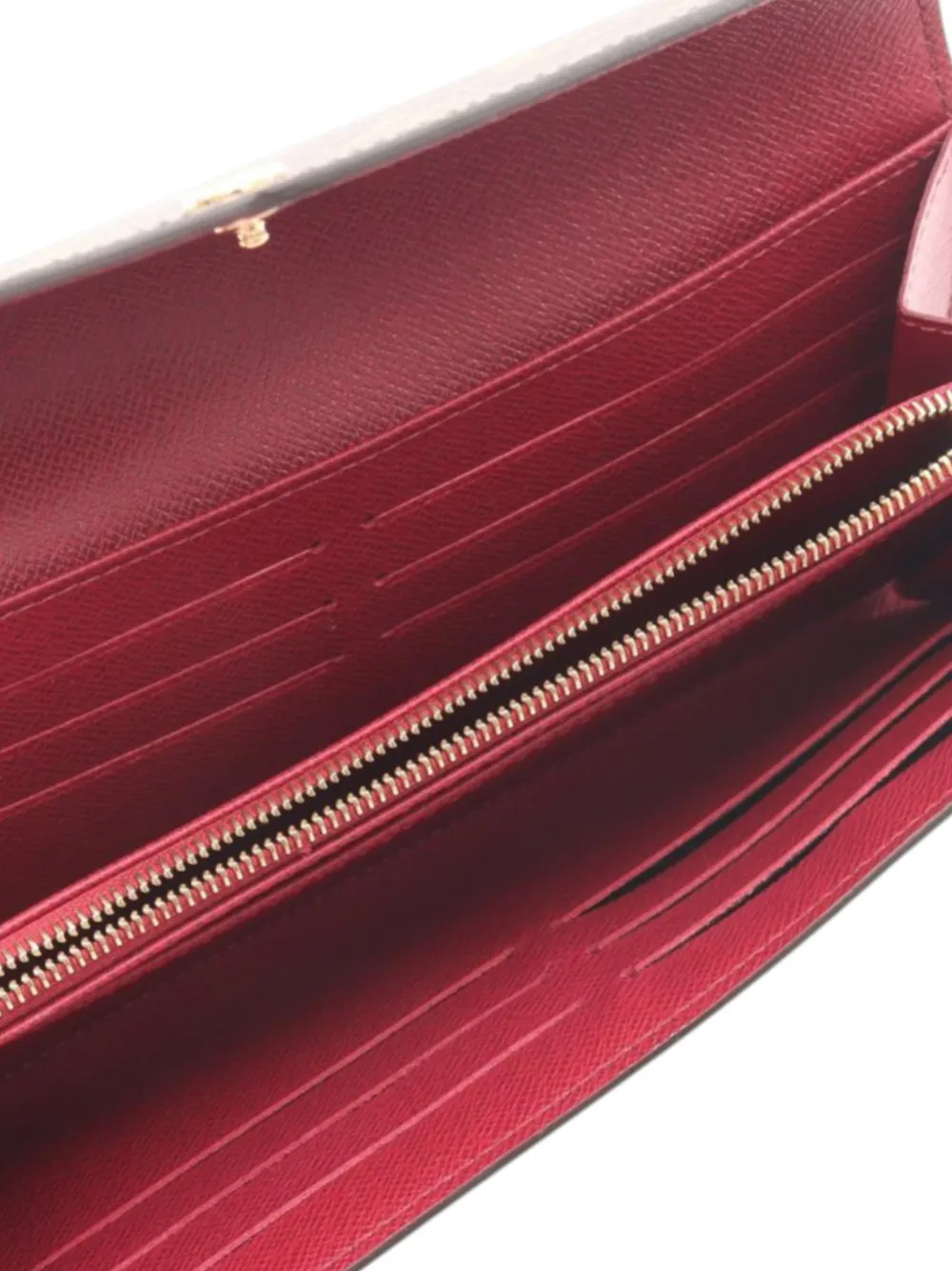 2021-2025 Monogram Sarah Wallet Long Wallets