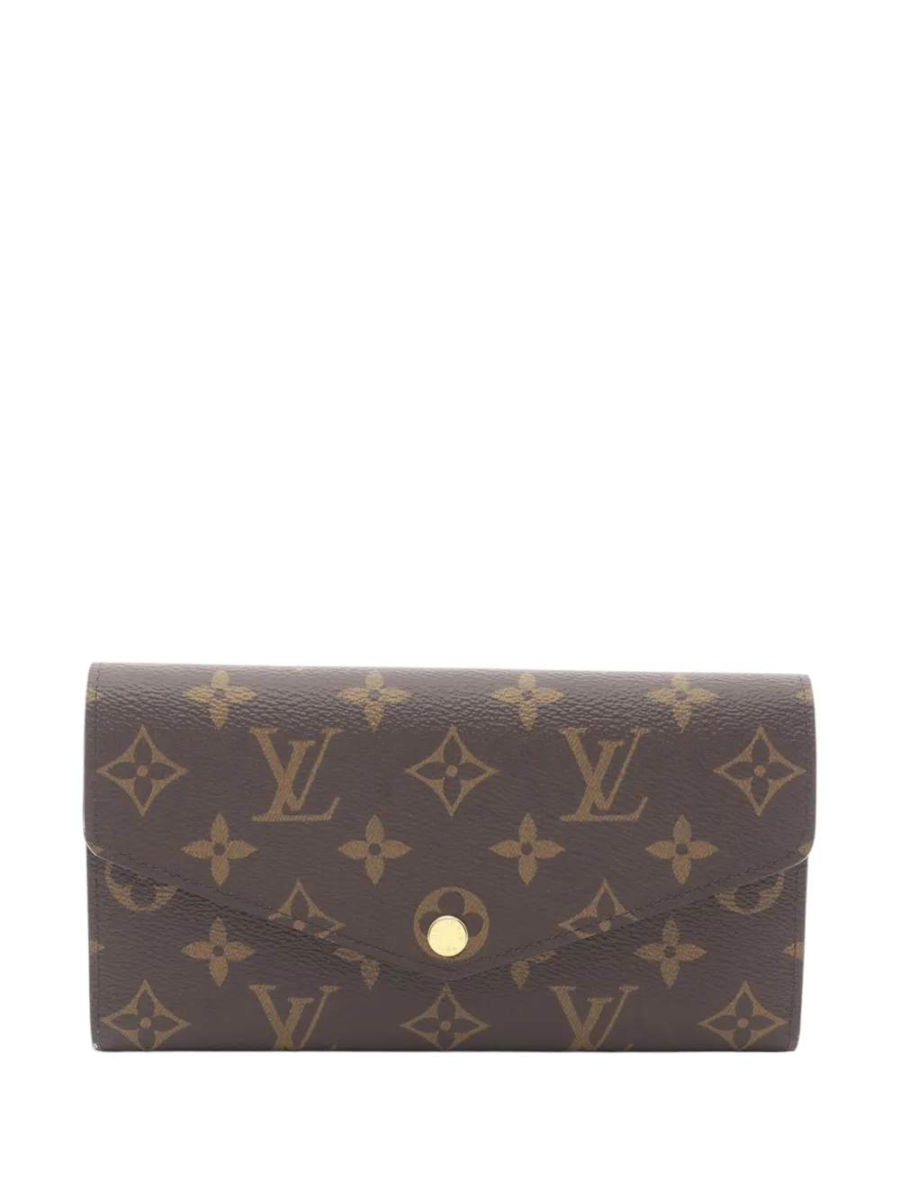 Louis Vuitton Pre-Owned 2021-2025 Monogram Sarah Wallet long wallets - Marrone