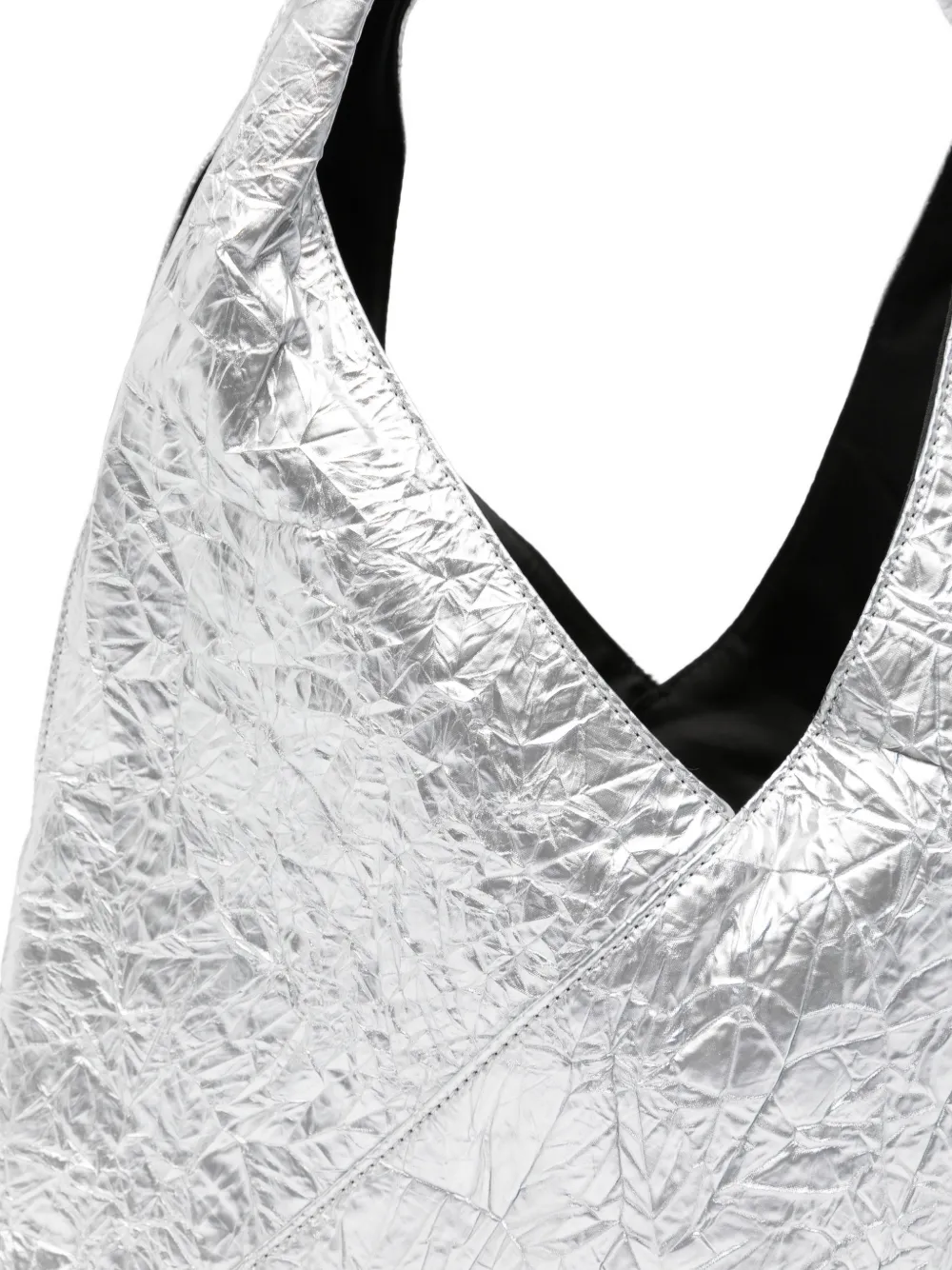 MM6 Maison Margiela Japanese buidel met rits Zilver