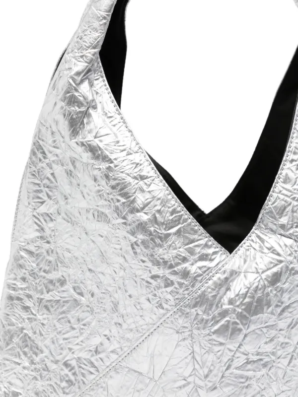 MM6 Maison Margiela Japanese Bag Zip Pouch | Silver | FARFETCH SG