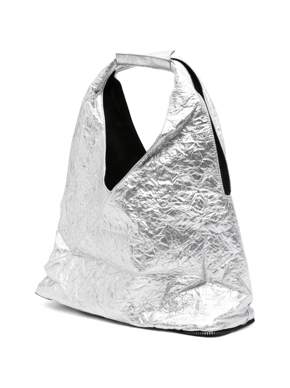  Mm6 Maison Margiela Textured Shoulder Bag - Silver 