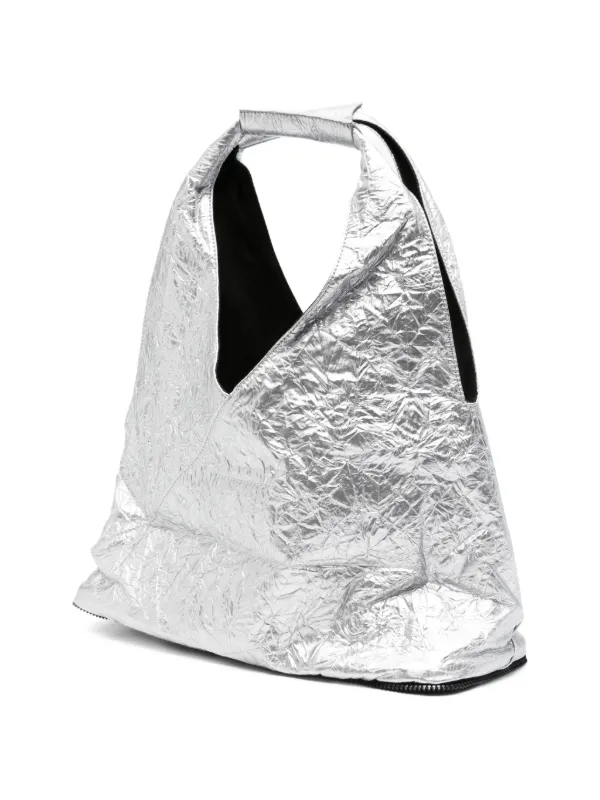 MM6 Maison Margiela Japanese Bag Zip Pouch | Silver | FARFETCH SG