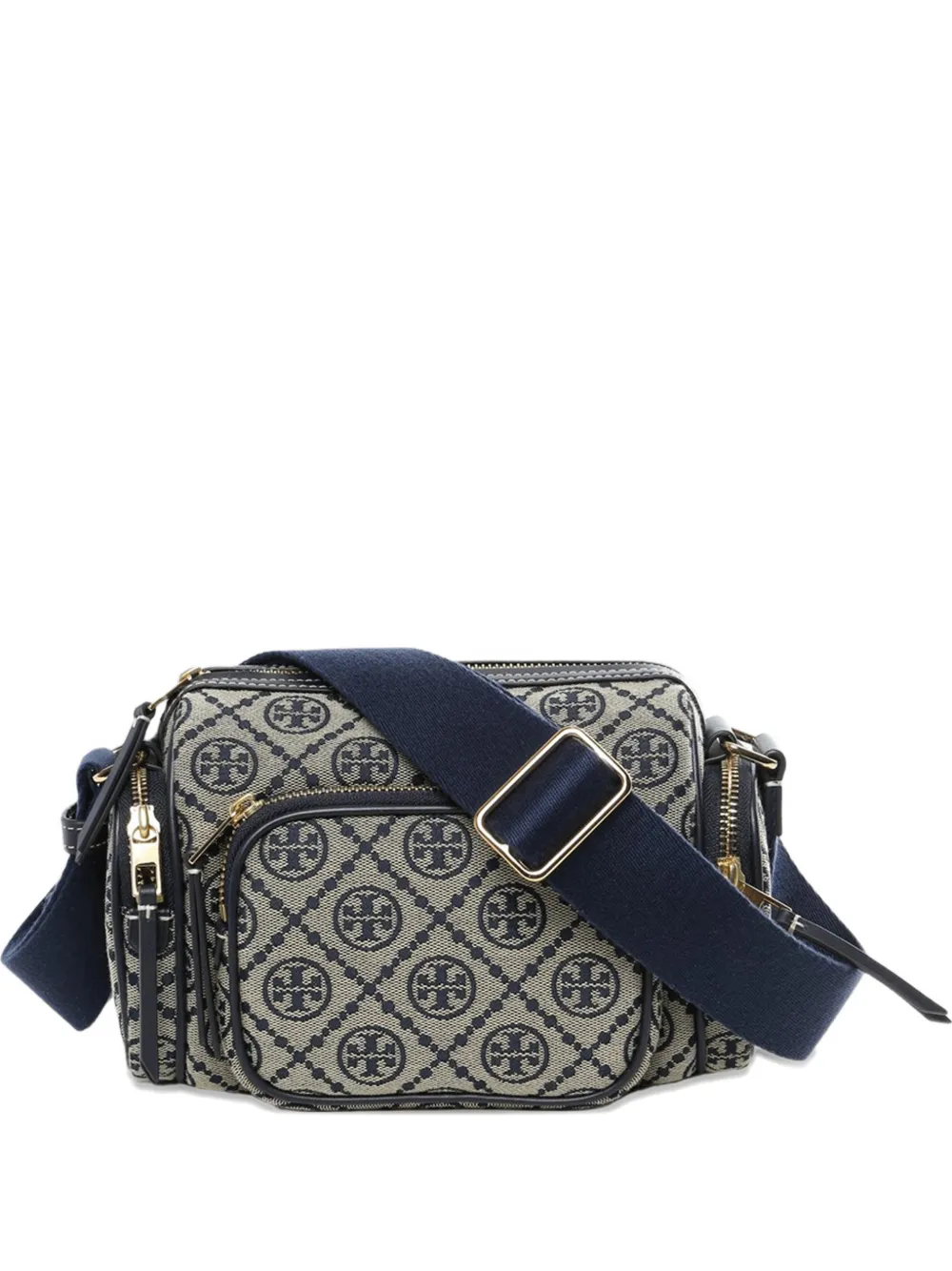 Tory Burch Borsa a spalla con stampa logo - Toni neutri