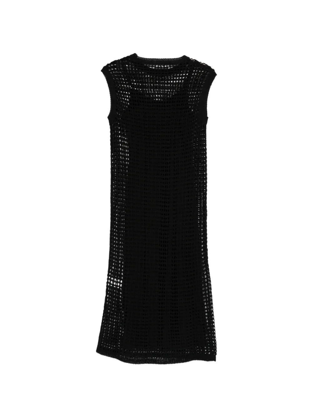 Roberto Collina Mini-jurk met mesh Zwart