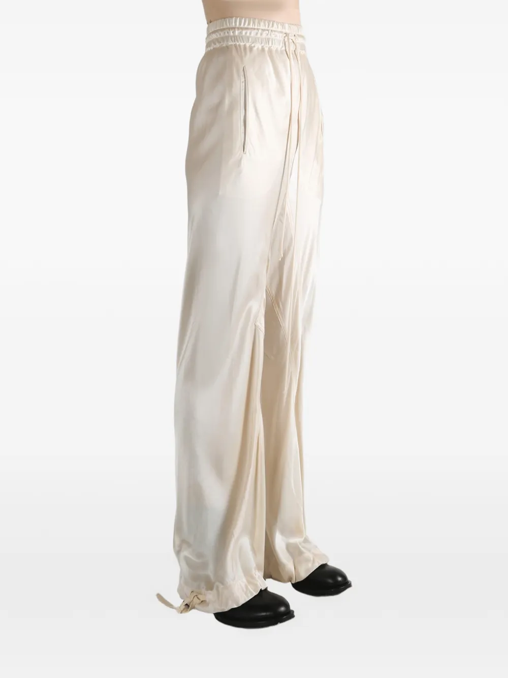  Yehuafan Drawstring Trousers - Neutrals 