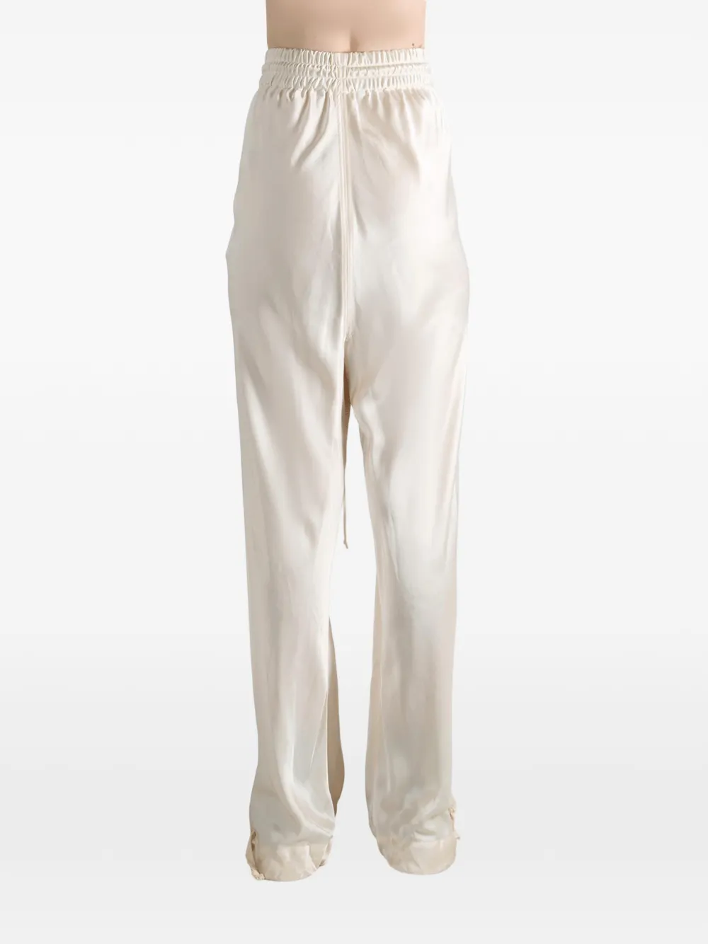 YEHUAFAN Broek met trekkoord Beige