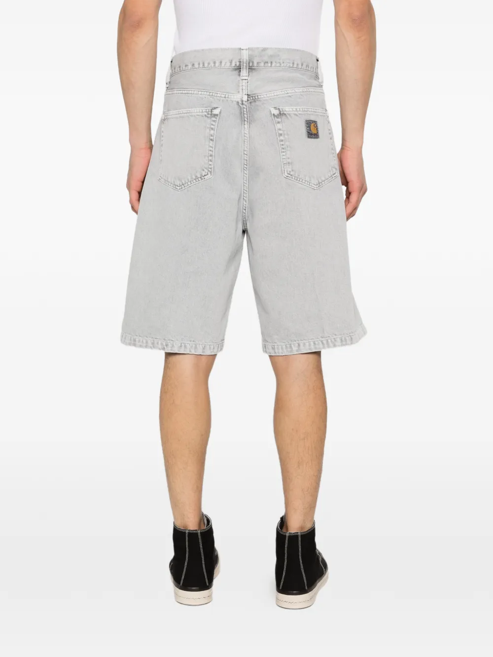 Carhartt WIP Shorts met logopatch Grijs