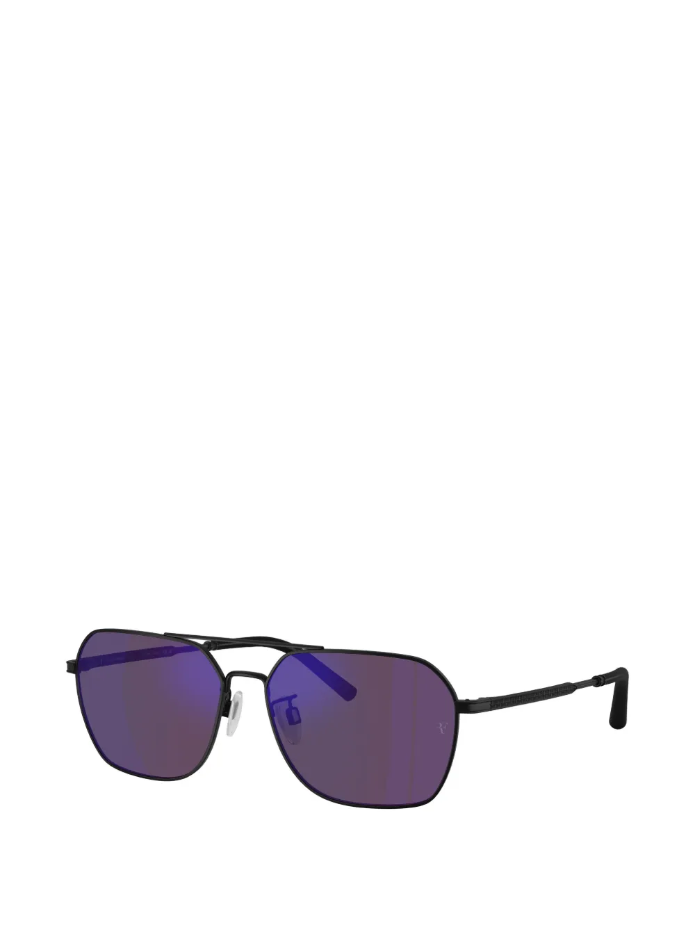 Oliver Peoples Zonnebril met piloten montuur Zwart