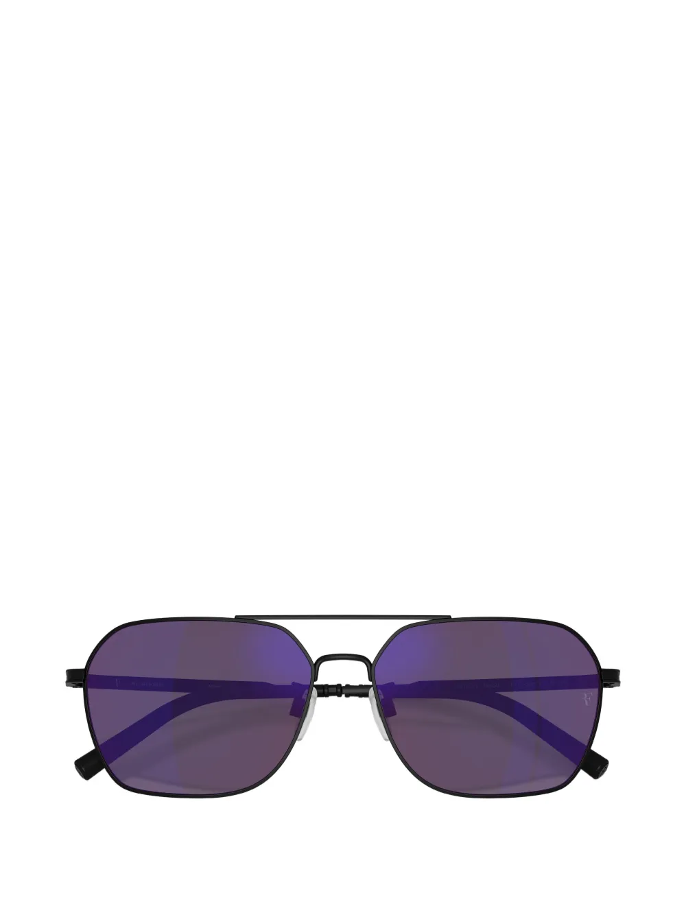 Oliver Peoples Zonnebril met piloten montuur Zwart