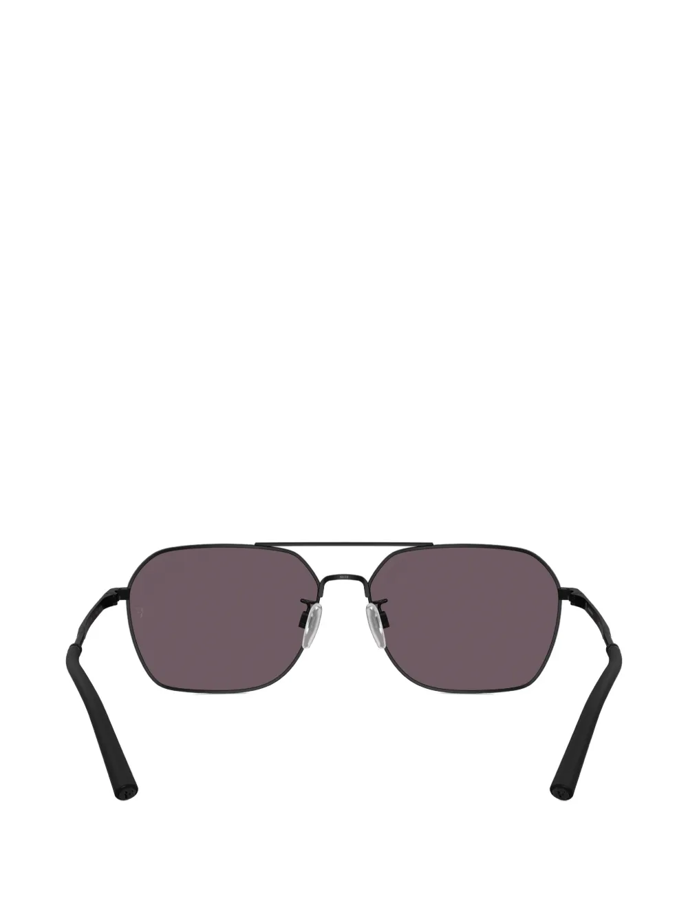 Oliver Peoples Zonnebril met piloten montuur Zwart