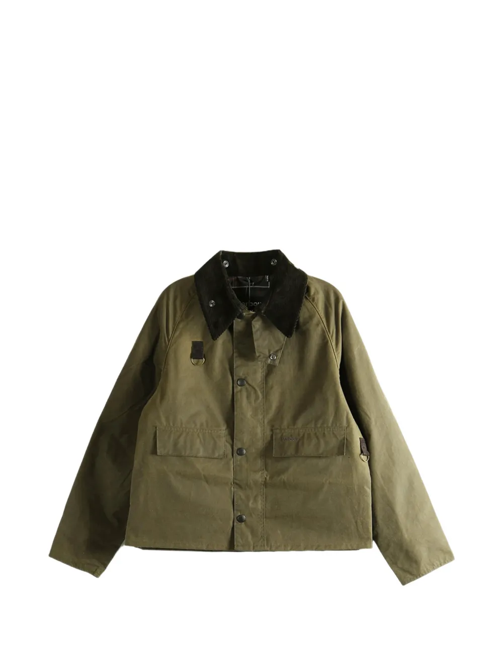 Barbour Spey slim waxed jacket - Verde