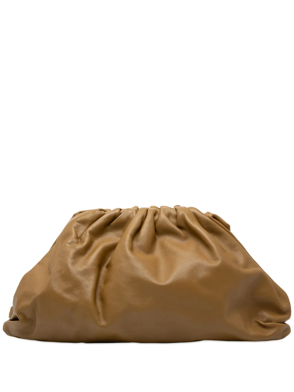 Bottega Veneta Pre-Owned 2012-2025 Lambskin The Pouch clutch bag - Marrone