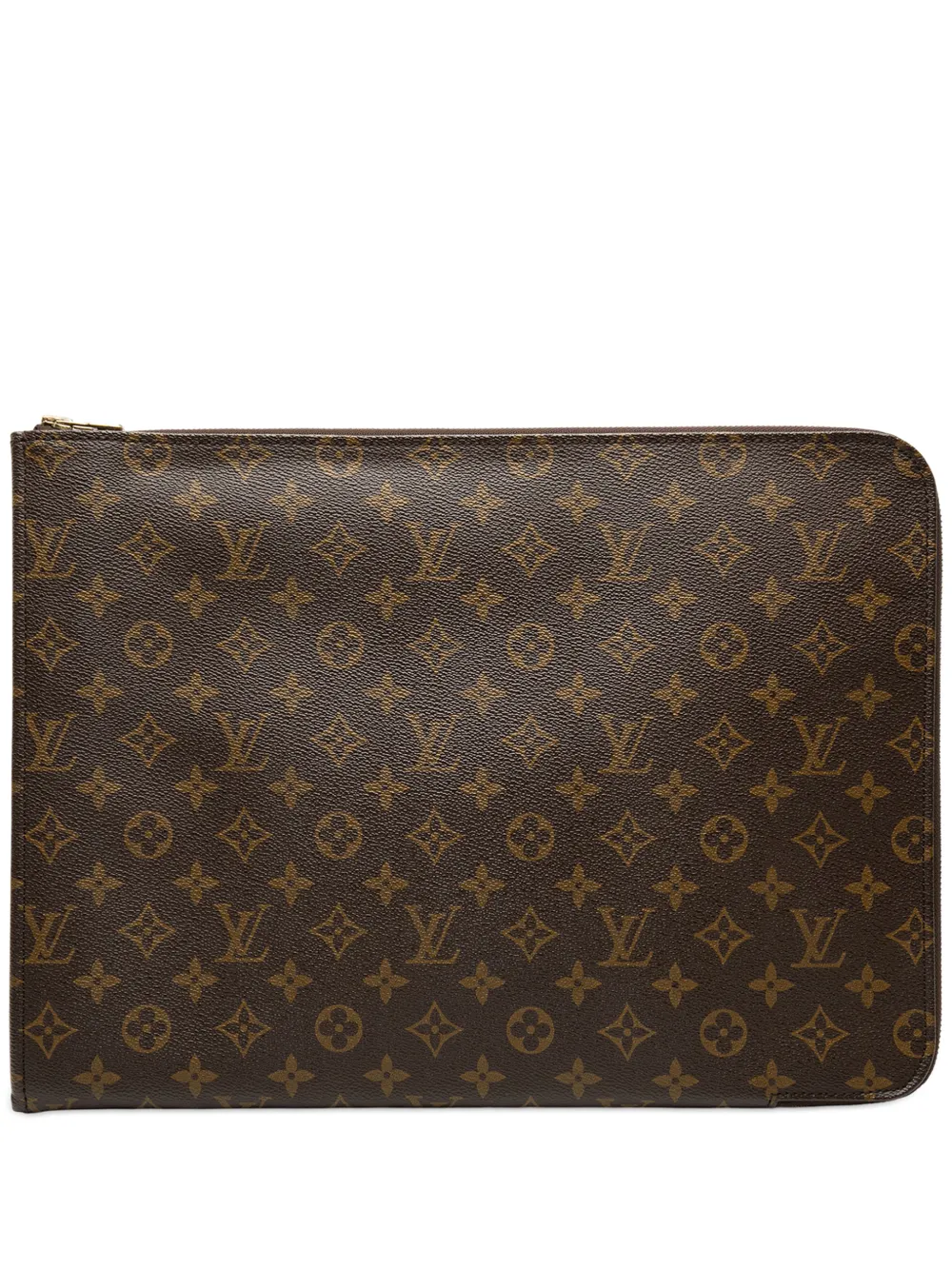 Louis Vuitton Pre-Owned 1988 Monogram Poche Documents Portfolio business bag - Braun