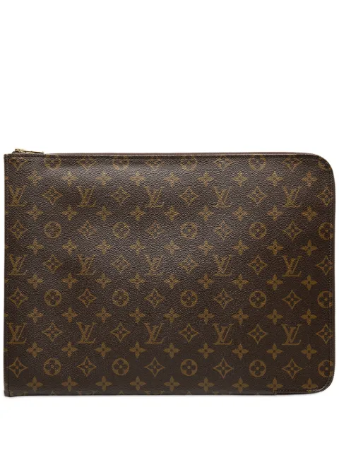 Louis Vuitton Pre-Owned портфель Monogram Poche Documents Portfolio (1988 год)