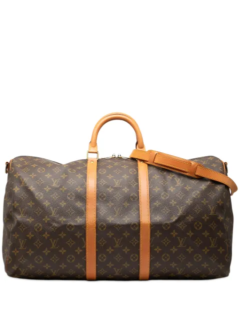 Louis Vuitton Pre-Owned شنطة سفر 'كيبول باندوليير 55' بنقش مونوغرام 1988