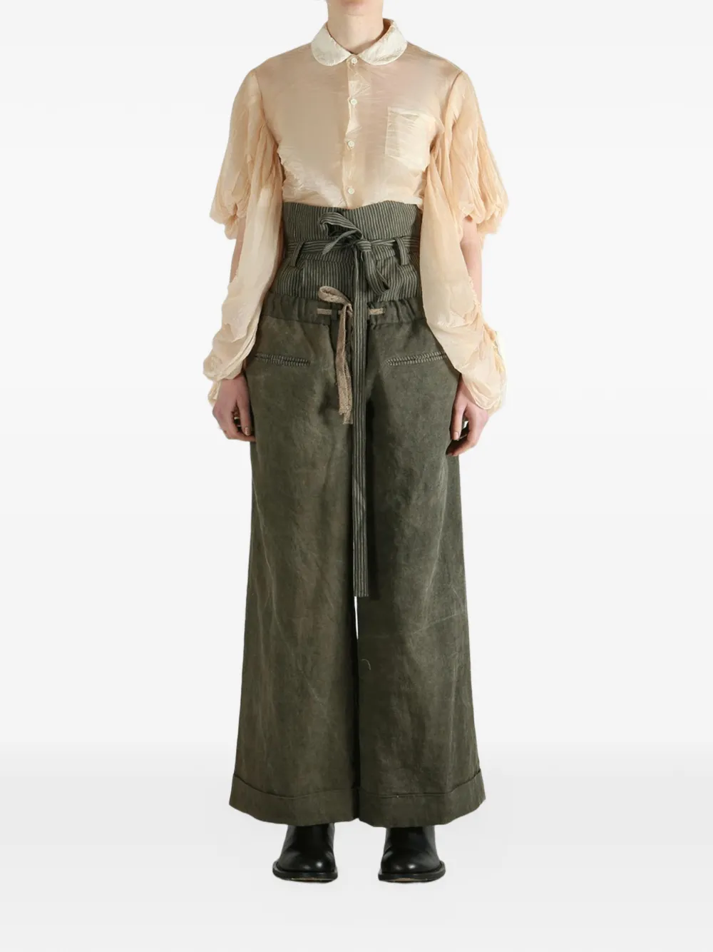 Comme Des Garçons Comme Des Garçons パフスリーブ ブラウス