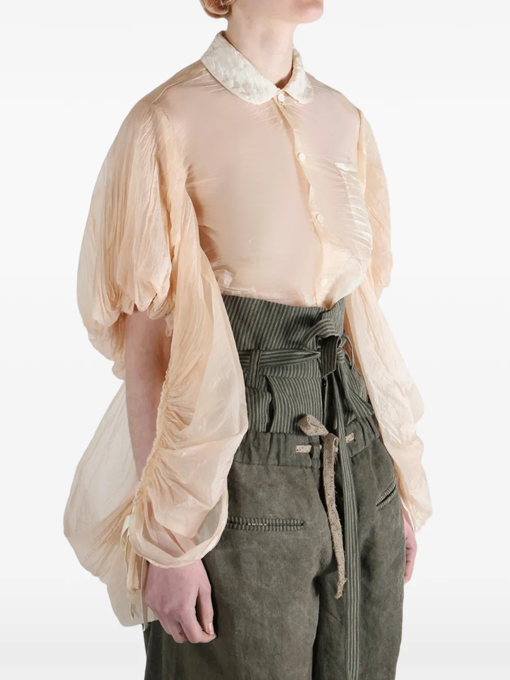 COMME des GARCONS パフスリーブブラウス Comme Des Garçons Comme Des Garçons パフスリーブ ブラウス