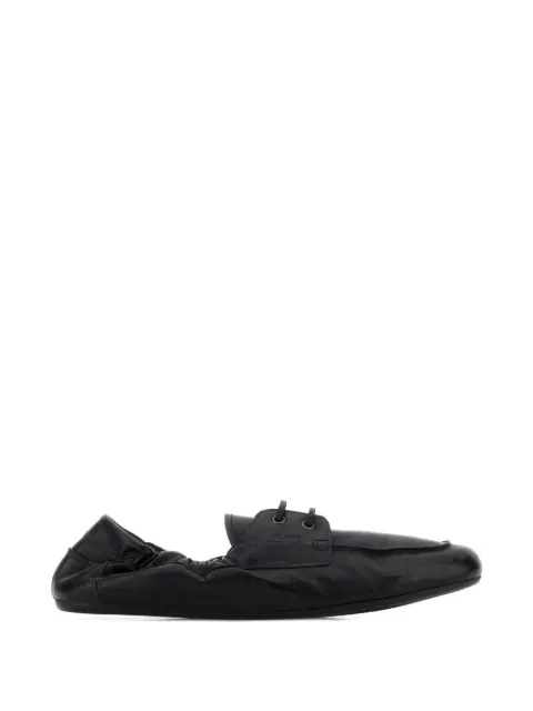 Prada elasticated flat loafers