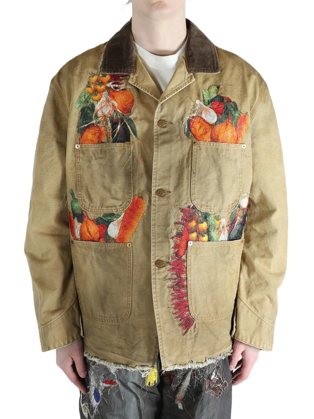 doublet 21AW エンブロイダリー ジャケット Doublet エンブロイダリージャケット | ニュートラル | FARFETCH JP