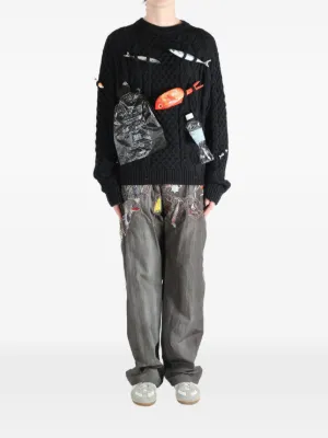Doublet Farmes Magazine Cover Printed Sweatshirt | Grey | FARFETCH IL