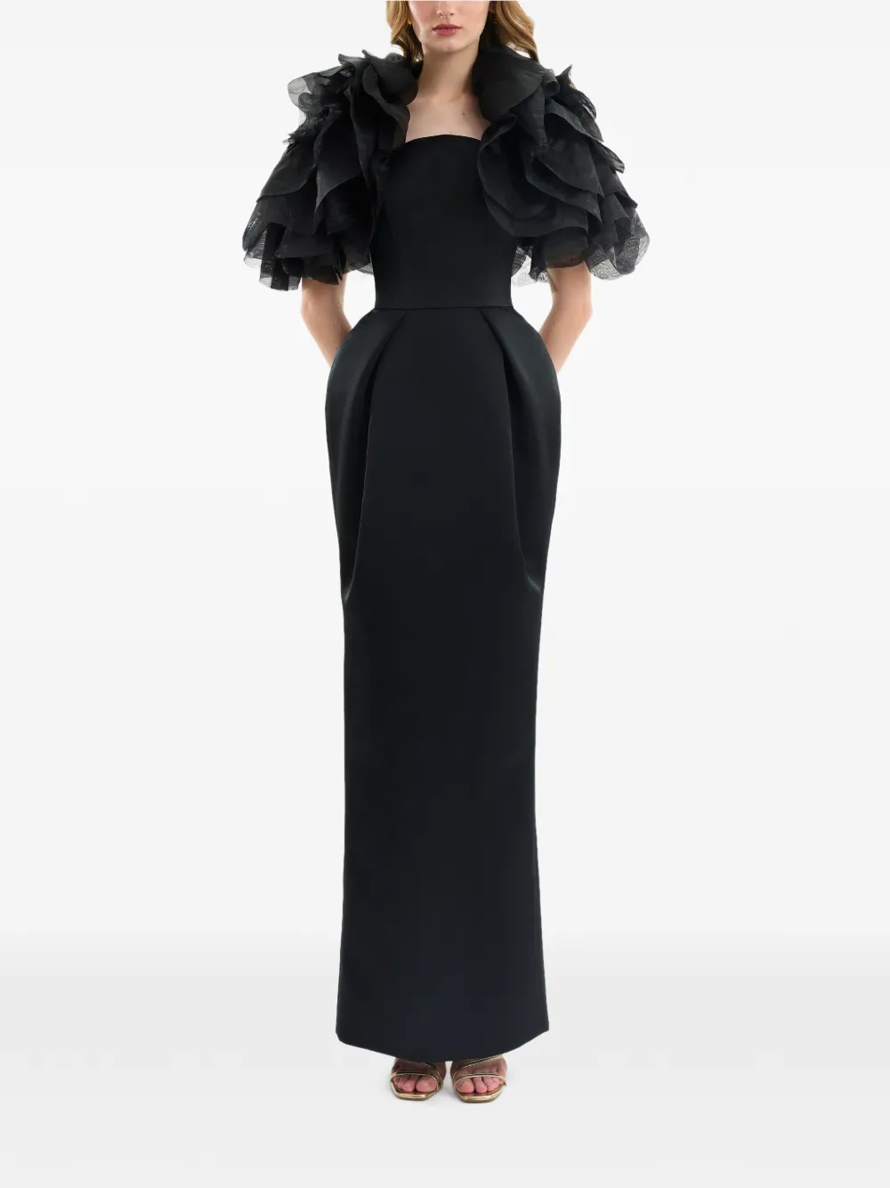 Gemy Maalouf strapless maxi dress - Black