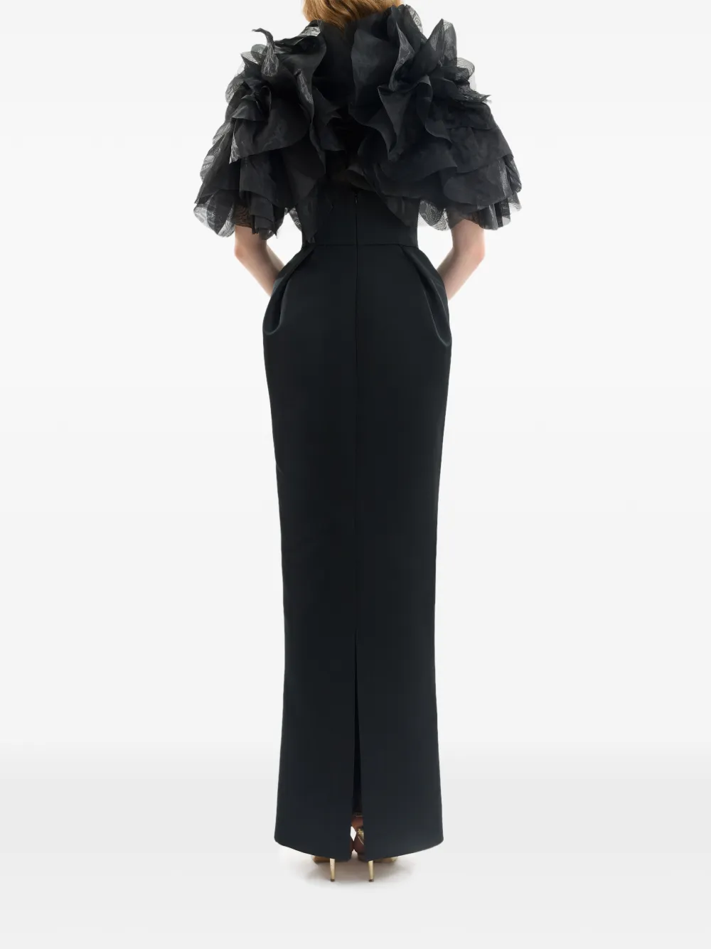 Gemy Maalouf Strapless maxi-jurk Zwart